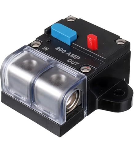 Behogan 60A Sicherungshalter - 2 Stück Auto Marine 12V-24V Mit Reset