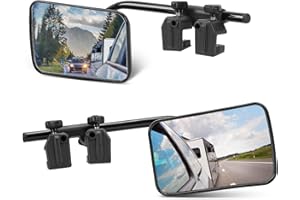 SUPAREE Specchi Supplementari Caravan Specchietti Laterali Aggiuntivi Specchietti per Roulotte per Auto Motorhome