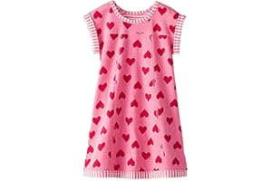 VIKITA Robes Fille Coton Animé Broderie Paillettes Enfant 1-8 Ans