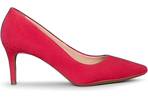 miMaO. Zapatos de Mujer de tacón Fino en Piel de Ante. Hechos en España