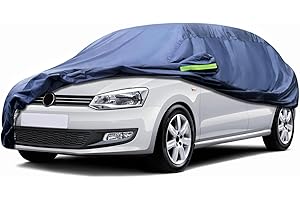 Svnqney Car Tarpaulin 10 Layers Full Garage Car Cover Full Garage Dustproof Waterproof Car Cover Car Cover for VW Polo 1981-2024