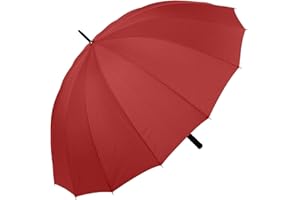 iX-brella - encendedor XXL Paraguas de pareja 16 piezas con agradable Mango suave - DiáMetro 1,29 metro