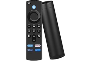 XIAODIB Replacement Voice Firestick Remote Fit for Fire Stick Remote (4k, 2nd Gen,3rd Gen, Lite), and fit for Smart TVs Cube (1st Gen and Later) with 4 Shortcut Keys
