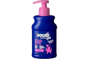 DOUXO® Skin & Coat SPA - Champú ultrasuave para Perros con picor, 250 ml, Limpia y Ayuda a aliviar la Piel, Mejora el Pelo, lo Deja Suave y Radiante, fórmula respetuosa