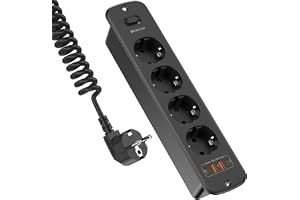 Sänkbart uttag med USB, 4-vägs inbyggt uttag med 2 USB, bordsskiva försänkt uttag med 2 USB C, inbyggt grenuttag med 2 m spir