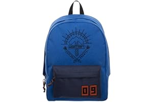 BIOWORLD Minecraft Crafting Kids Blue Backpack with Laptop/Tablet pocket