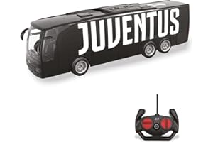 MONDO Motors Bus Radiocomandato Juventus, modello lunghezza 33 cms, batterie ricaricabili incluse, bus giocattolo per bambini 63854