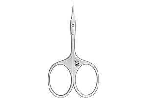 ZWILLING Forbici per cuticole con punta a torre (taglio fine e preciso di cuticole e residui di pelle, cura sicura delle unghie), premium, argento, 90 mm