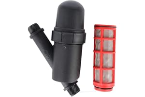 Evilandat Bewässerungsfilter Garten Screen Filter Wasserfilter Siebfilter 3/4'' Aussengewinde 120 Mesh für Gartenschlauch