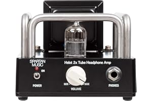 SPARTAN MUSIC Helot 2x Headphone Vaccum Tube Valve Amplifier [12au7 / 12bh7] (Tung Sol ECC82 / EHX 12BH7)