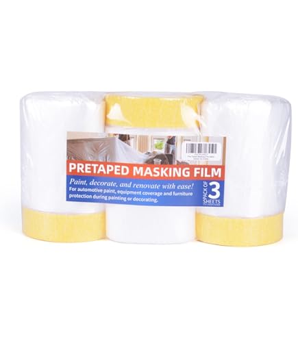 Tesa Easy Cover ECONOMY Painting Protection Film - 33m X 55cm 2-in-1 Masking Tape And Drop Sheet