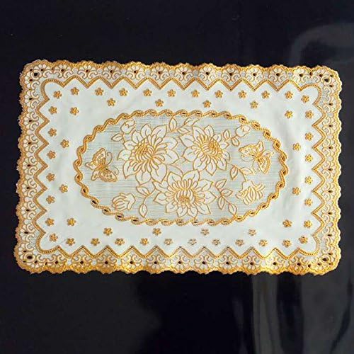 QOANDUAKAZA European style hot gold pads and pallets mat hotel restaurant cup mattress table cloth golden silver decoration mat,C 60 Chang Fang