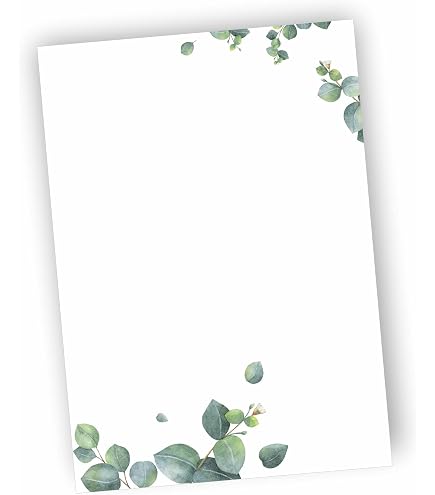 Notizblock A5 'Verträumter Herbst' – 50 Blatt, 90g/qm, Bedrucktes Motivpapier
