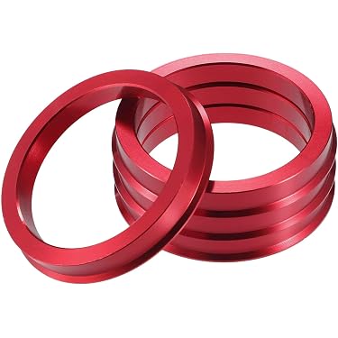 Anelli Centrali Per Mozzo Auto MACHSWON - Plastica Nera, 73,1mm A 56,6mm - Set Da 4 - 4