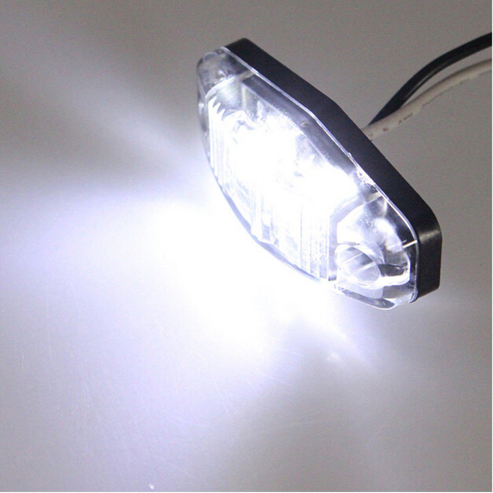 Polarlander 10 Stk Led Seitenmarkierung Licht Abstand Lampe 12v 24v E Markiert Auto Lkw Anhanger Bus Ruckleuchte Aussenleuchten Parkleuchten Weiss Lkwzubehoer Com