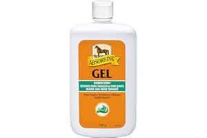 William Hunter Equestrian Absorbine Embrocation Relief Gel 340g - Tempory relief of soreness in muscles, joints & tendons