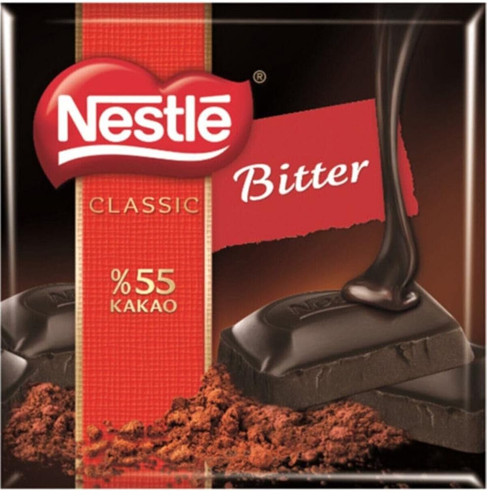 Nestlé%55 Kakao Bitter Çikolata, 60 g x 6