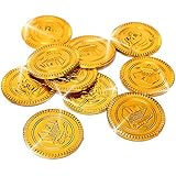 German Trendseller&reg; - 32 Piraten Gold - M&uuml;nzen ┃ Gold-Taler┃ Piraten Schatz ┃ Piraten Party ┃Seer&auml;uber┃Schatzsuche ┃ Kindergeburtstag