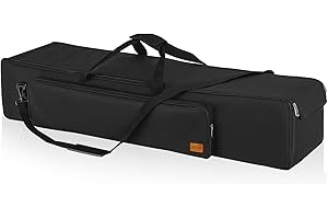 IBVIVIC Tragetasche für Stative mit Schultergurt und Griff aus Nylon, Stativtasche, wasserdicht und reißfest, für Studio, Lichthalter, Stative und Blitzlicht Set (schwarz), Schwarz , 127 cm,