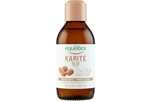 Equilibra Corpo, Olio di Karité, Olio Viso e Corpo Estratto da Burro di Karité, Azione Idratante e Protettiva, Ideale per Pelle Secca e Massaggio, con Fitosteroli e Vitamina E, 120 ml