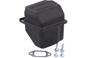 DOO ENGY Schalldämpfer Auspuff Endschalldämpfer mit Dichtung und Schrauben für Stihl 026 024 MS 240 MS240 MS260 MS 260 Kettensägen Motorsäge