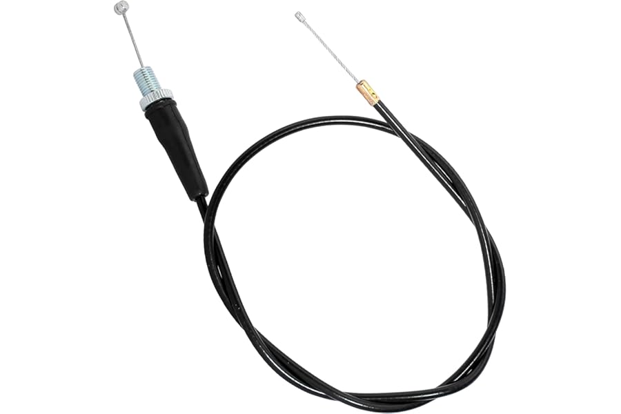 QAZAKY Black Throttle Cable for 49cc 50cc 70cc 90cc 110cc 125cc 140cc 150cc 4-stroke Engine ATV Quad Scooter Go Kart Moped Chopper Pit Dirt Mini Bike XR50 CRF50 XR70 CRF70 XR80 CRF80 Z50R TTR SSR SDG
