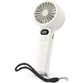 Coverzone El Tipi Mini Fan, 250mAh Batarya, USB Şarj Edilebilir, Doğal R&uuml;zgar &Ouml;zelliği, Taşınabilir ve Kompakt Tasarım, Seyah