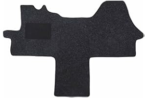 ‎ALPHA-TEX PRODUKTIONS- UND HANDELS GMBH Alpha-Tex Fußmatten Auto-fussmatte Automatten-Set für FIAT Ducato Typ 250, 2 oder 3-Sitzer (Baujahr ab 2006), Robust anthrazit | 1-TLG | Umrandung Bordeaux