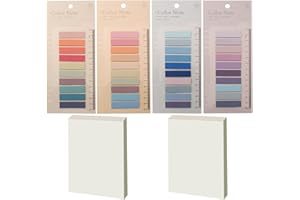 Karjiaja 900 Stück Index Haftnotizen Tabs, Seite Marker Pagemarker Set Flaggen Index Bunt Dünn Plastik Haftstreifen Pastell Set Sticky Tabs Aesthetic Seitenmarkierung Klebemarkierungen Haftmarker