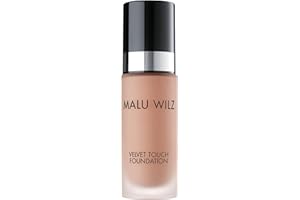 ‎MALU WILZ Malu Wilz Velvet Touch Foundation True Dark Sand 30ml I Skincare Creme Make up für makellosen Teint I Kaschiert Unebenheiten, Augenringe, Fältchen