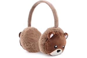 XIAOHAWANG Ragazze Inverno Paraorecchie Ragazzo Caldo Lungo Peluche Orecchie Scaldaorecchie Pieghevole Bambini Donne 3-8 anni