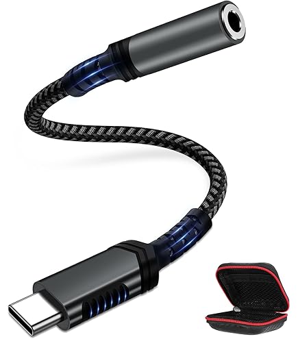 Adattatore USB-C A Jack 3.5mm | Con Chip DAC | Compatibile Samsung, Huawei, Xiaomi E IPhone