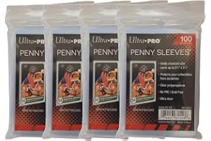 Ultra Pro Penny Fundas para tarjetas, estándar, blandas, para cartas coleccionables, como Pokemon Magic, tamaño estándar, transparentes, 400 unidades