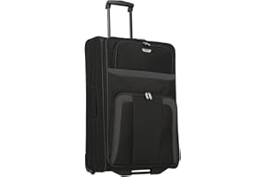 paklite Reisekoffer mit 2 Rollen, Rollkoffer groß, Orlando, klassischer Weichschalen Trolley im zeitlosen Design, 73 cm, 80 Liter