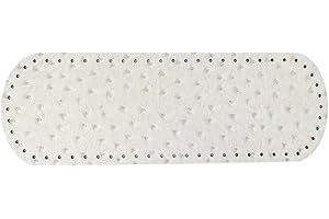 TRICOT CAFE' Tricot Cafè - Fonds de Sac - Fonds de Sac Idéal pour Le Crochet de Cuir et de Faux Cuir conçu pour créer Un Sac au Crochet Fait Main 36x12cm 1 pc Brocart Blanc