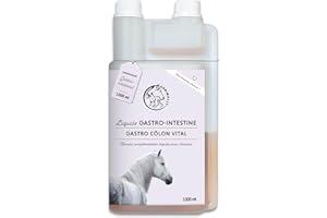 Annimally Liquide Gastro-Intestinal pour Chevaux 1000 ML - Gastro Colon Vital pour Soutenir la Digestion, par Exemple en Cas de diarrhée - Herbes Naturelles pour l'estomac des Chevaux