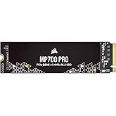 Corsair MP700 PRO 2TB M.2 PCIe Gen5 x4 NVMe 2.0 SSD – M.2 2280 – Up to 12,400MB/sec Sequential Read – High-Density TLC NAND –