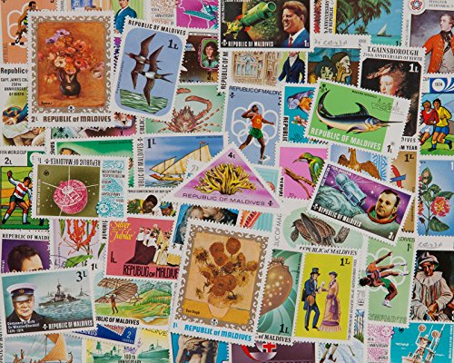 Preisvergleich Produktbild Goldhahn 50 Malediven Briefmarken für Sammler