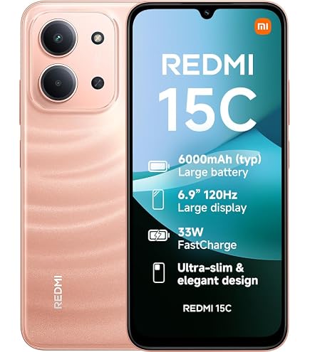 XIAOMI Redmi 15C Moonlight Blue 8GB RAM 256GB ROM: Amazon.co.uk