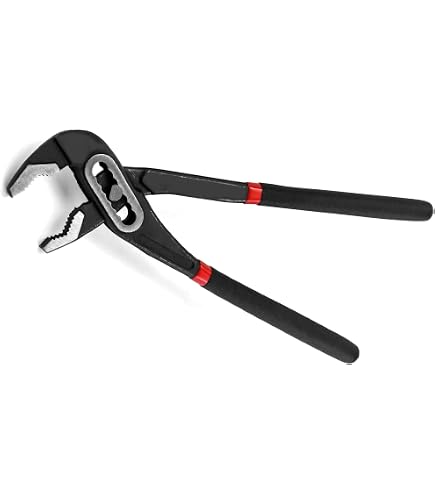 LEONTOOL 10-Inch Water Pump Pliers – Quick-Adjust Groove Joint Pliers With Push-Button V-Jaw, Perfect For Plumbing, Home Repair, Gripping Nuts & Bolts, CR-V Steel