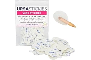 URSA STRAPS URSA Lot de 90 autocollants double face prédécoupés avec onglets détachables Pour accrocher des photos et affiches sans clous, vis ou colle Fabriqué au Royaume-Uni