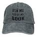 Produktbild Ask Me About My Book Vintage Jeans Baseball Cap For Men And Women