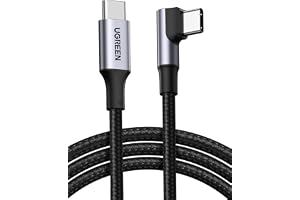 UGREEN 100W USB C-Kabel Vinkel PD 3.0 PPS Laddningskabel 90 Grader Kompatibel iPhone 15 Pro Max, Galaxy S24 Ultra, M2 MacBook