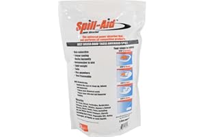 R&C COMPONENTS LTD Spill-Aid Power Absorber 5L Pack – Lightweight Non-Toxic Spill Clean-Up Powder for Oil, Fuel, Chemicals, and Liquids – Safe for All Surfaces Oil Absorbent Granules/Powder