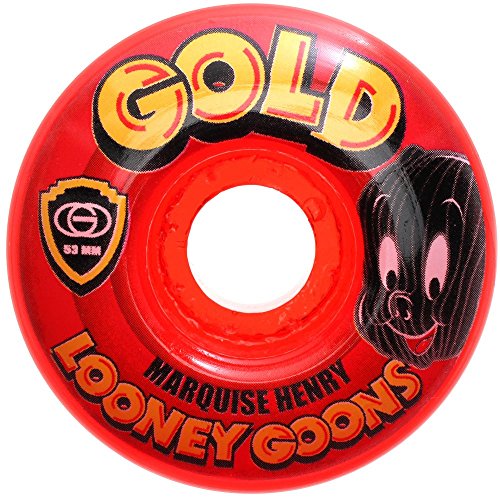 Gold Dragon International Marquise Looney Pig Roues - 53 mm (Lot de 4)