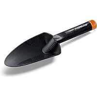 Fiskars Blumenkelle, Länge: 29 cm, Glasfaserverstärkter Kunststoff, Schwarz/Orange, Solid, 1000694