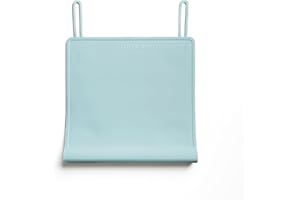 The Table Tyke 100% Silicone Suction Placemat with Teething Edge Bumper/Spill Stopper | Dishwasher Safe, Rolls Up to Travel, Fits on Highchair Suction Activity Mat for Infants, Babies, & Toddlers