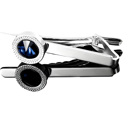 Tie Pin, Tie Clip, Elegant Diamond Studded Tie Pin for Men Formal, Office Wear Accessory, Premium Gift for Weddings and Anniversaries