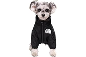 WEVGOUO Manteaux d'hiver Doudoune Blouson Pull-Overs Veste Vetement Polaire Petits Chiens Chiot Chat Chaton Pelucheux Chihuahua Yorkshire (5, M:Tour de Poitrine:42cm)