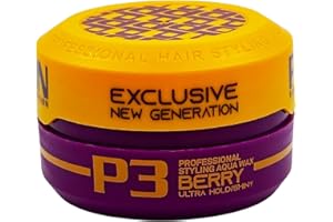 Pion Hair Styling Wax 150 ml – Professional Long-Lasting Hold Hair Wax for Men & Women – Adds Texture, Volume & Definition – Easy to Apply & Wash Out – Non-Greasy, Berry Scent, All Hair Types